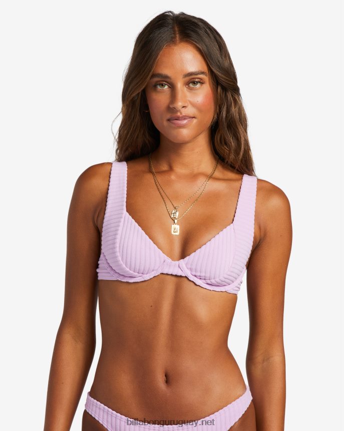 parte de arriba de bikini con aros emma in the loop mujer tulipán DR68441187 Billabong