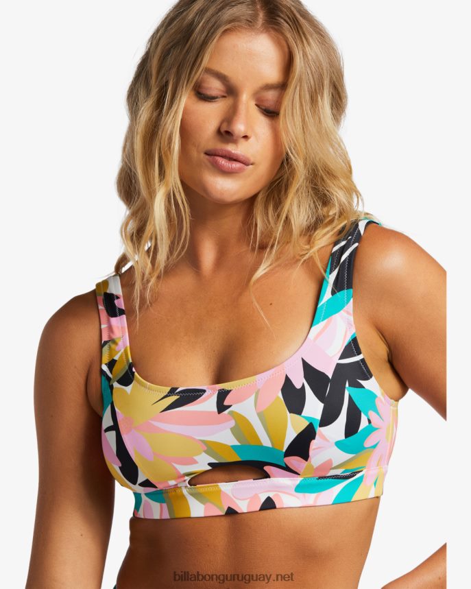 parte de arriba de bikini con tanque completo upf 50 a/div mujer negro multi DR68441270 Billabong