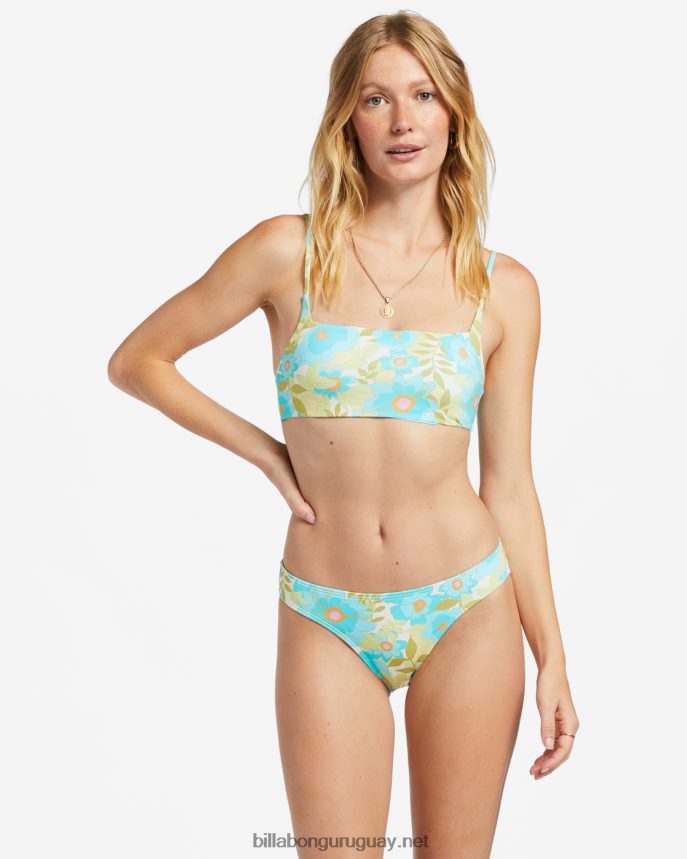 parte de arriba de bikini corta Summer Sky Zoe mujer multi DR68441316 Billabong
