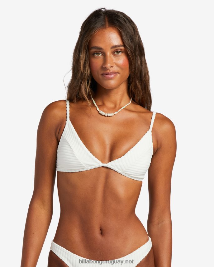 parte de arriba de bikini de triángulo fijo con lazada mujer cristal de sal DR68441191 Billabong