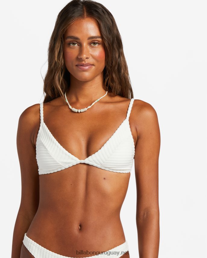 parte de arriba de bikini de triángulo fijo con lazada mujer cristal de sal DR68441191 Billabong