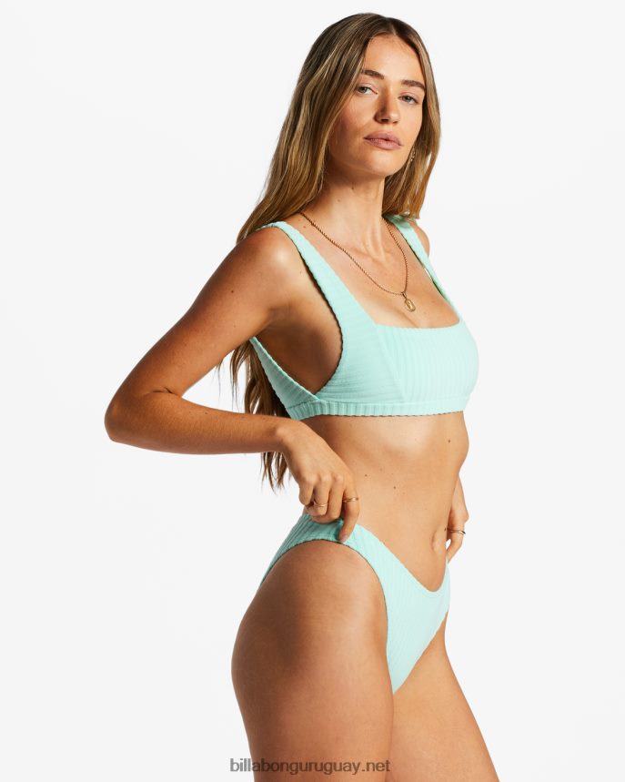 parte de arriba de bikini sin mangas con lazo mujer beso de menta DR68441385 Billabong