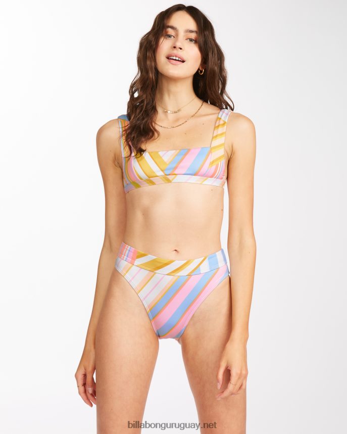 parte de arriba de bikini sin mangas de amanecer mujer multi DR68441638 Billabong
