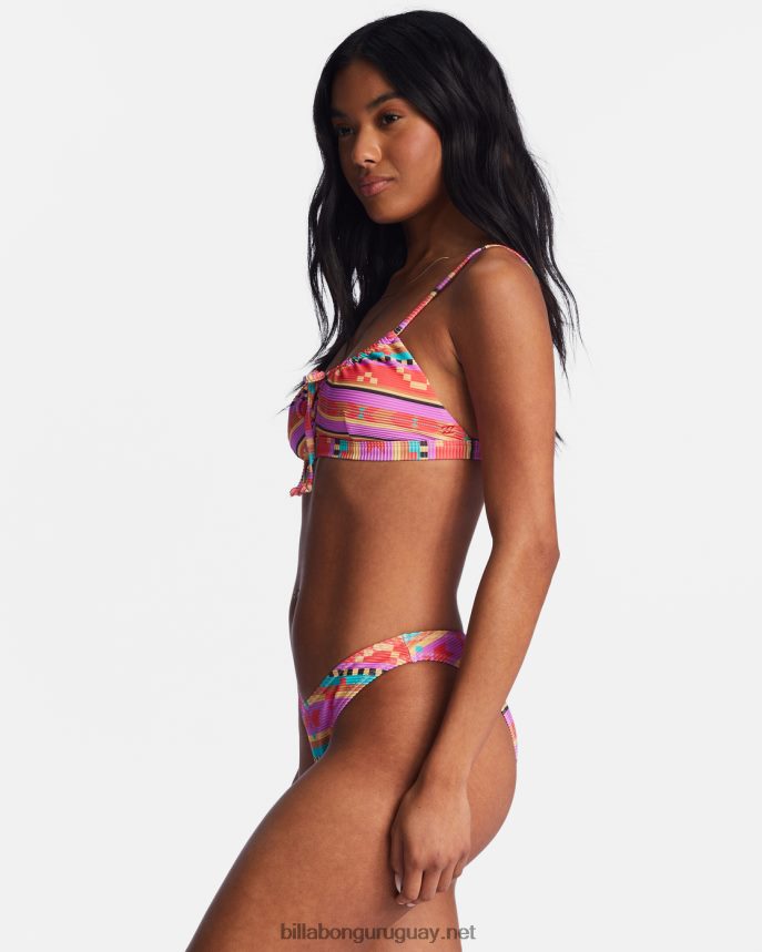 parte de arriba de bikini tipo bralette de coco baja Rising mujer amapola brillante DR68441484 Billabong