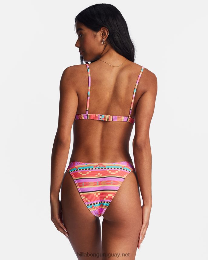 parte de arriba de bikini tipo bralette de coco baja Rising mujer amapola brillante DR68441484 Billabong