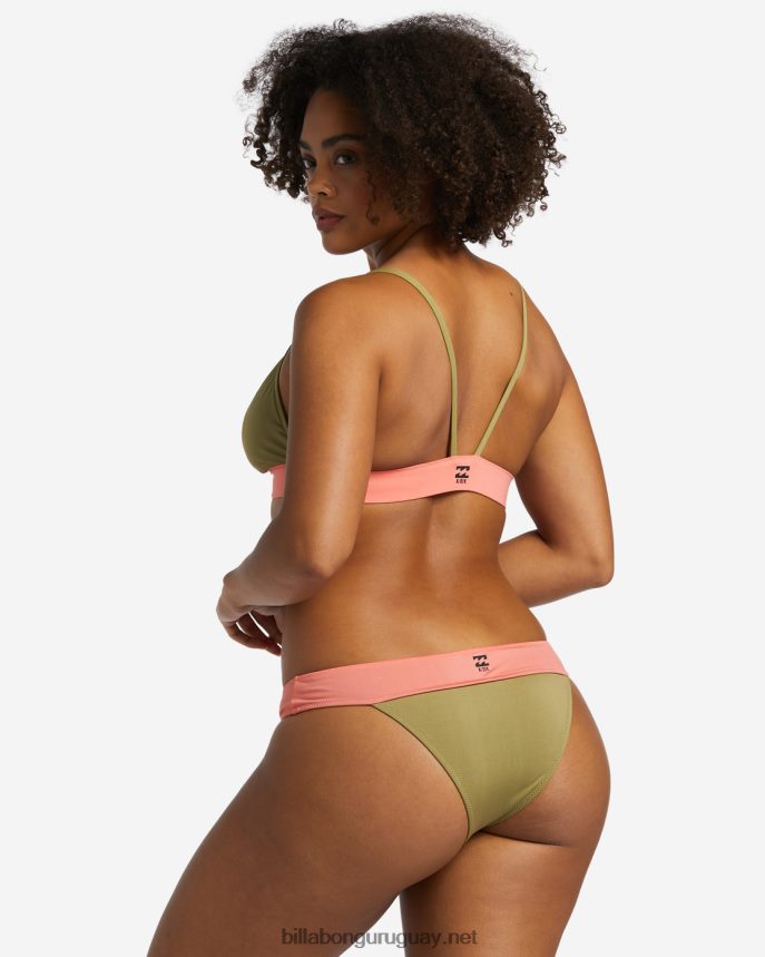 parte de arriba de bikini triángulo upf 50 con bandas a/div mujer cedro DR68441275 Billabong