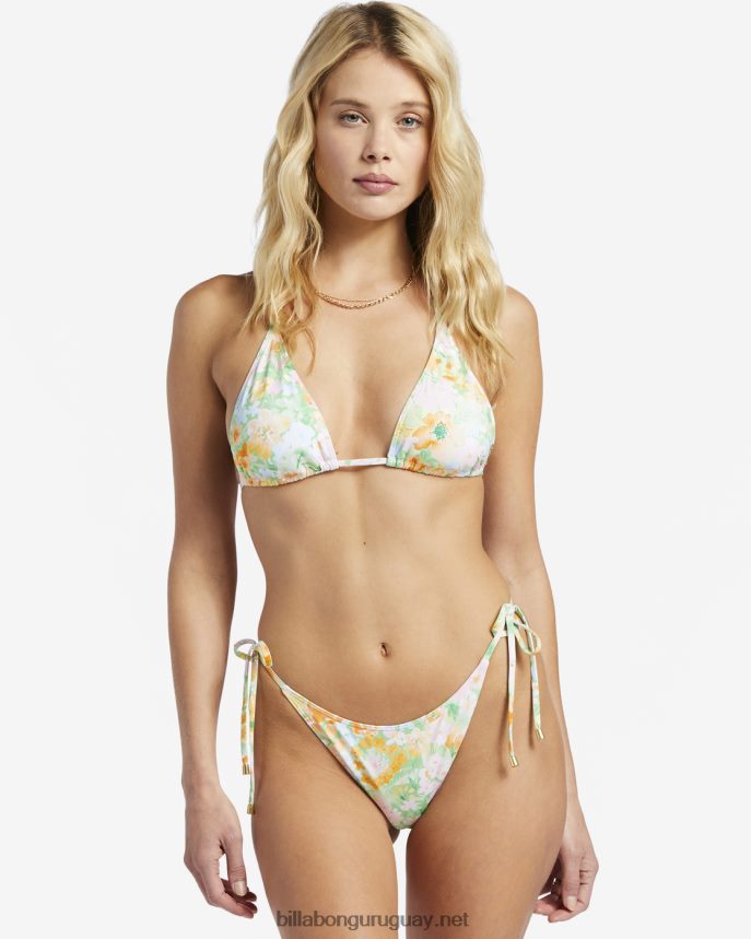 parte superior de bikini de triángulo rave suave mujer verde DR68441332 Billabong
