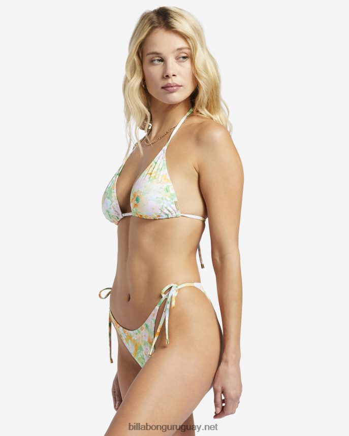 parte superior de bikini de triángulo rave suave mujer verde DR68441332 Billabong