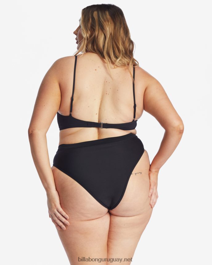 sol searcher top de bikini con aros kenzley mujer guijarro negro DR68441689 Billabong