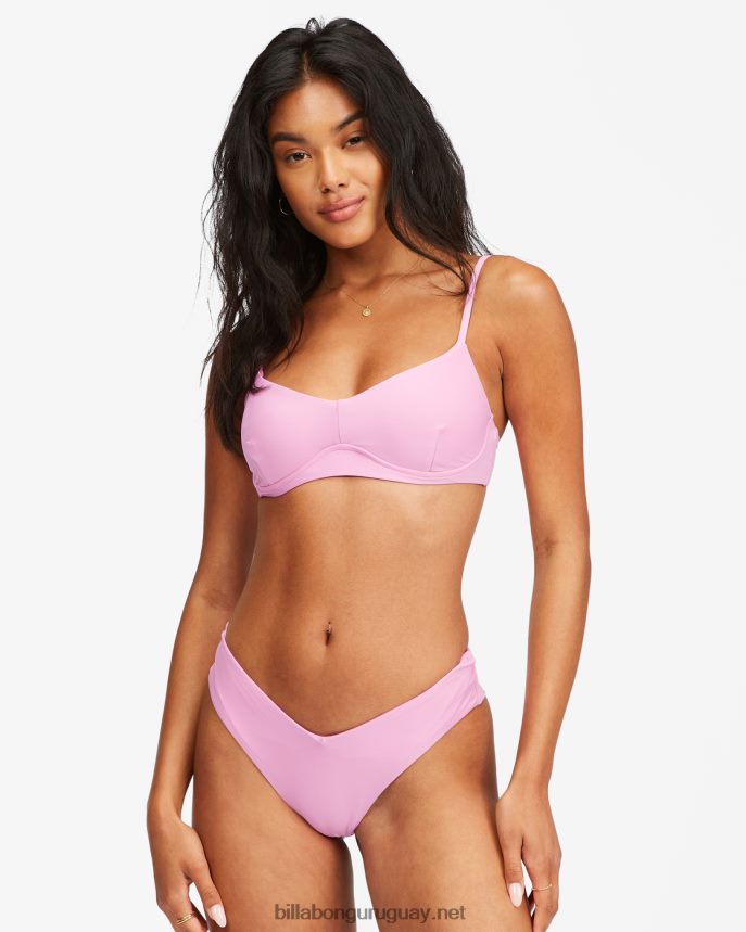 sol searcher top de bikini con aros kenzley mujer paraíso rosa DR68441623 Billabong