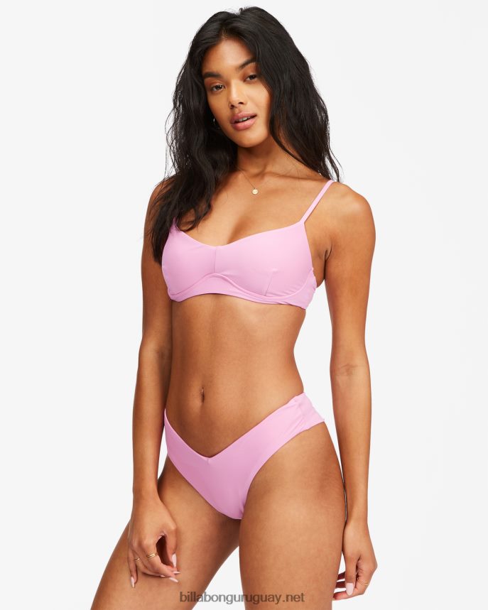 sol searcher top de bikini con aros kenzley mujer paraíso rosa DR68441623 Billabong