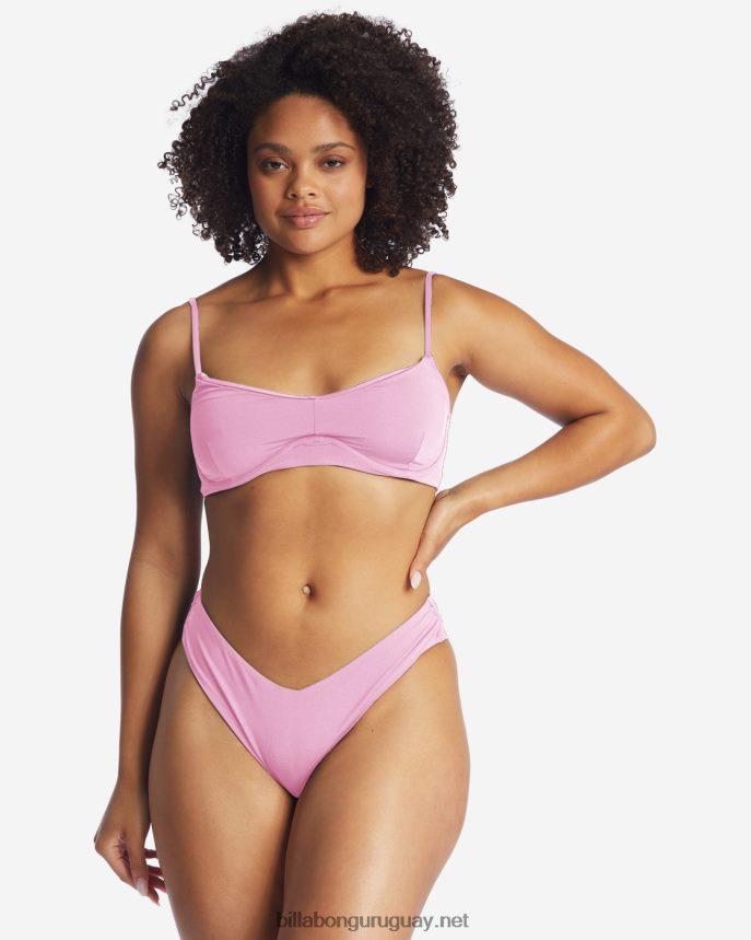sol searcher top de bikini con aros kenzley mujer paraíso rosa DR68441623 Billabong