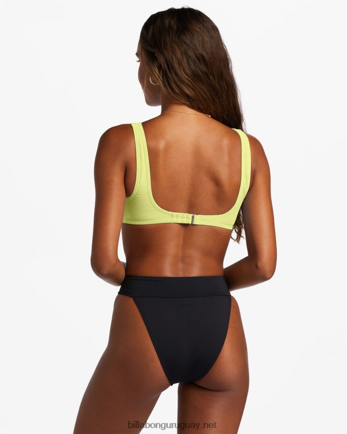 sol searcher top de bikini sin mangas ava mujer lima claro DR68441227 Billabong