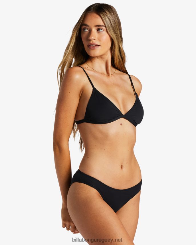 sol searcher top de bikini triangular ceci mujer guijarro negro DR68441260 Billabong