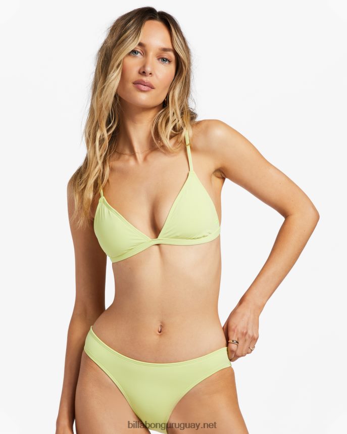 sol searcher top de bikini triangular ceci mujer lima claro DR68441229 Billabong