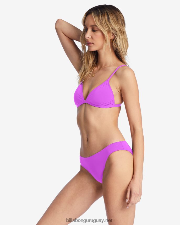sol searcher top de bikini triangular ceci mujer orquídea brillante DR68441505 Billabong