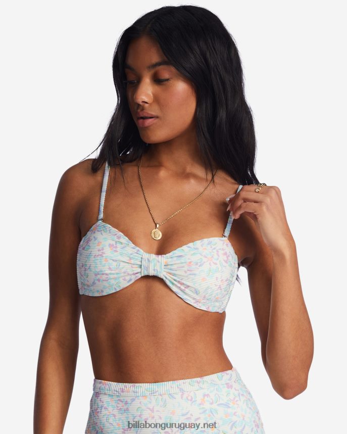 top de bikini bandeau tanlines de sweet oasis mujer cristal de sal DR68441411 Billabong