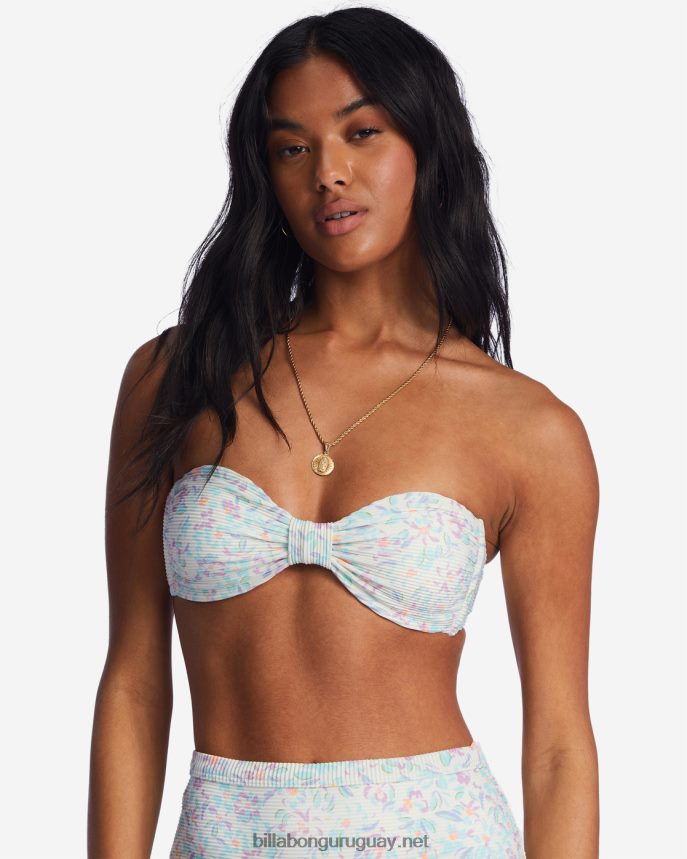top de bikini bandeau tanlines de sweet oasis mujer cristal de sal DR68441411 Billabong