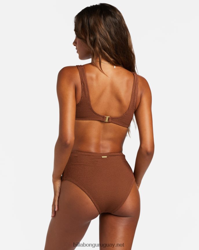 top de bikini bralette alto de verano mujer coco tostado DR68441248 Billabong