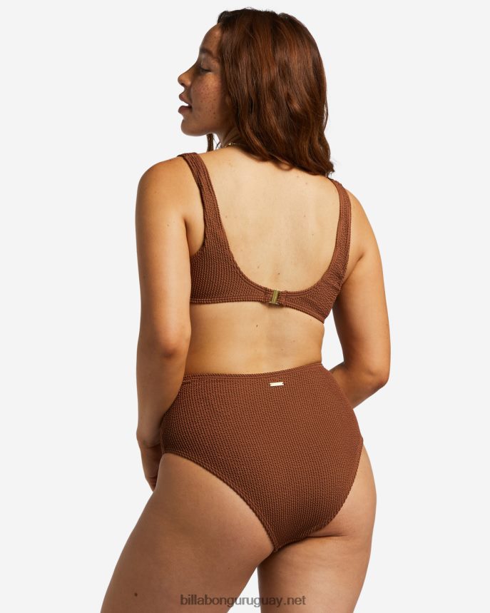 top de bikini bralette alto de verano mujer coco tostado DR68441248 Billabong