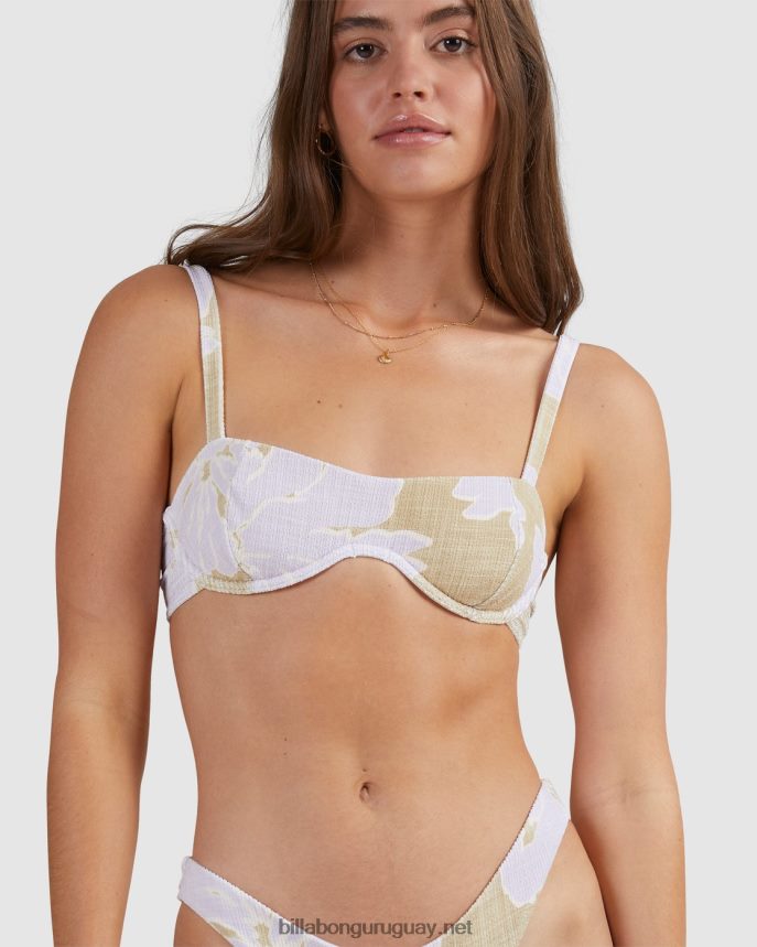 top de bikini con aros Olivia de haveli bay mujer cáñamo DR68441601 Billabong