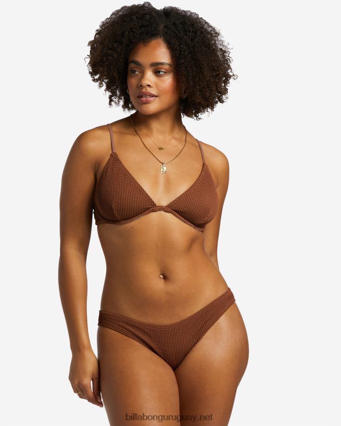 top de bikini con aros de reese alto de verano mujer coco tostado DR68441246 Billabong