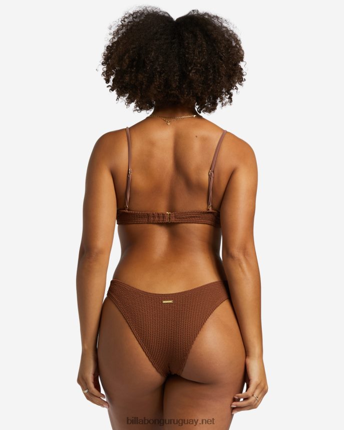 top de bikini con aros de reese alto de verano mujer coco tostado DR68441246 Billabong
