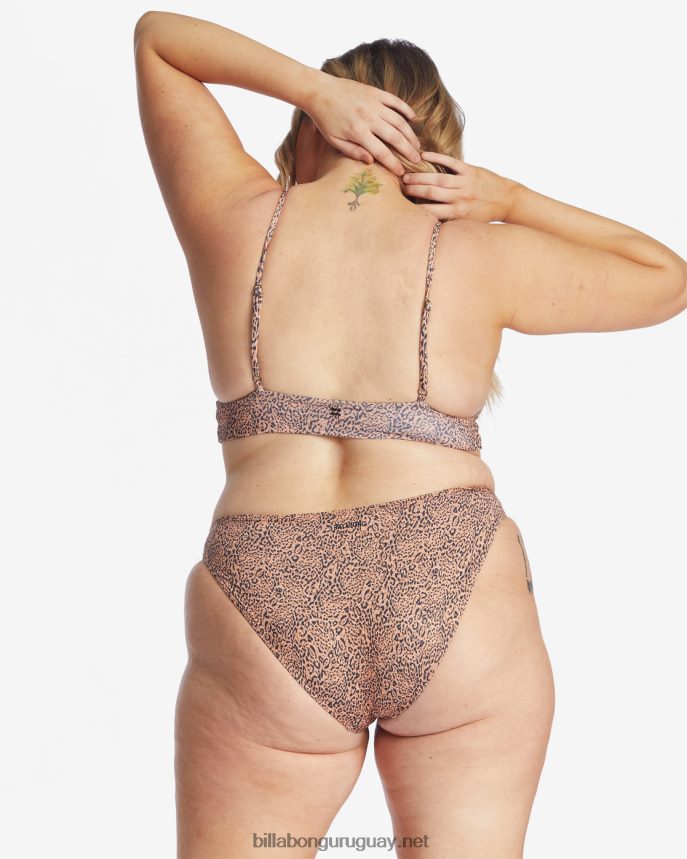 top de bikini con cuello en V mujer caramelo DR68441660 Billabong