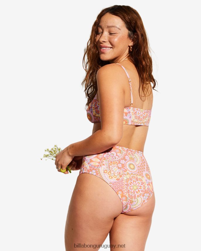 top de bikini corto reversible zoe de billabong x smiley good times mujer multi DR68441472