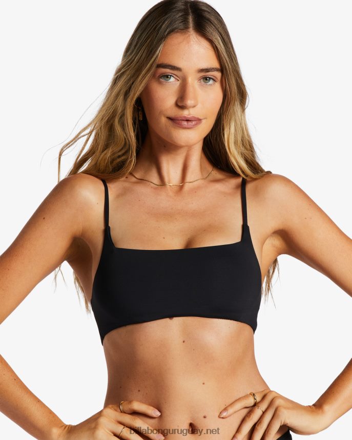 top de bikini corto sol searcher zoe mujer guijarro negro DR68441262 Billabong