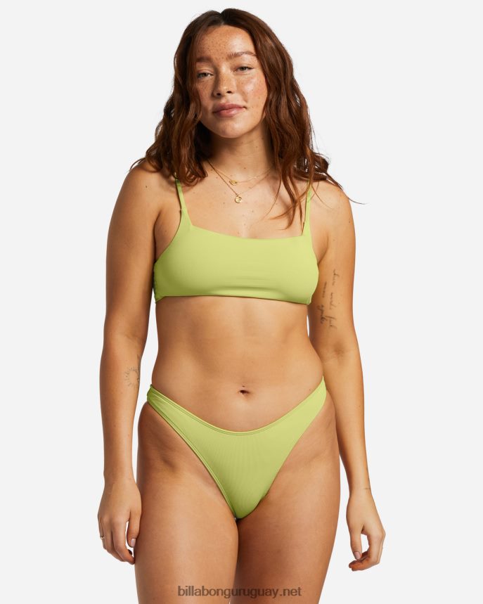 top de bikini corto sol searcher zoe mujer lima claro DR68441225 Billabong