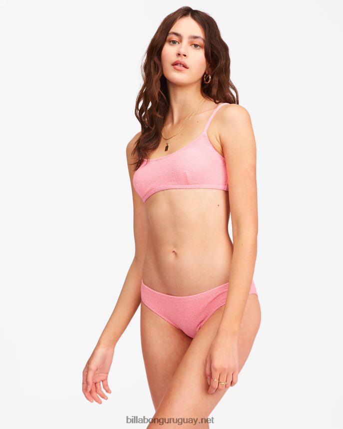 top de bikini corto tan aturdido avery mujer puesta de sol rosa DR68441741 Billabong