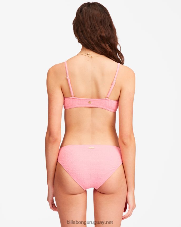 top de bikini corto tan aturdido avery mujer puesta de sol rosa DR68441741 Billabong