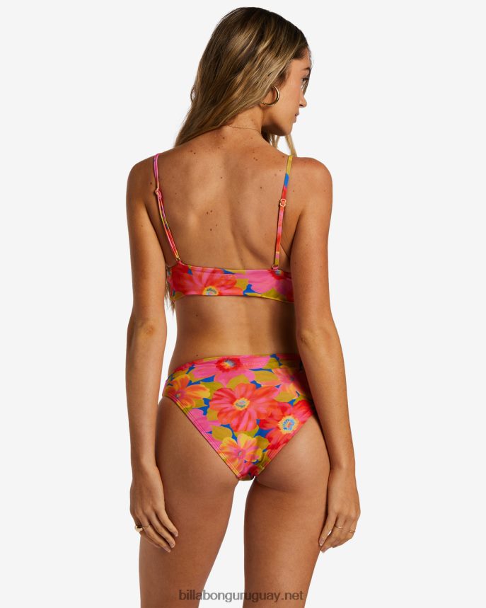 top de bikini de tirantes con cuello en V de Sunny Coast mujer multi DR68441240 Billabong