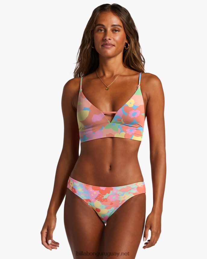 top de bikini de tirantes con escote en V Coast is Clear mujer multi DR68441204 Billabong