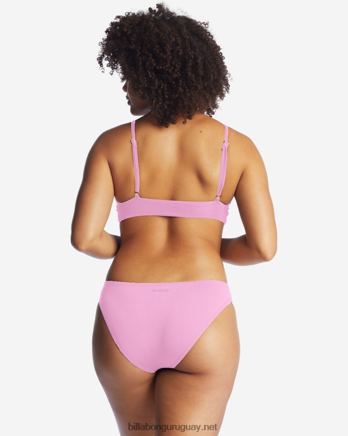 top de bikini de tirantes con escote en V Sol Searcher mujer paraíso rosa DR68441621 Billabong
