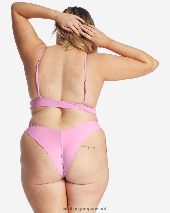 top de bikini de tirantes con escote en V Sol Searcher mujer paraíso rosa DR68441621 Billabong
