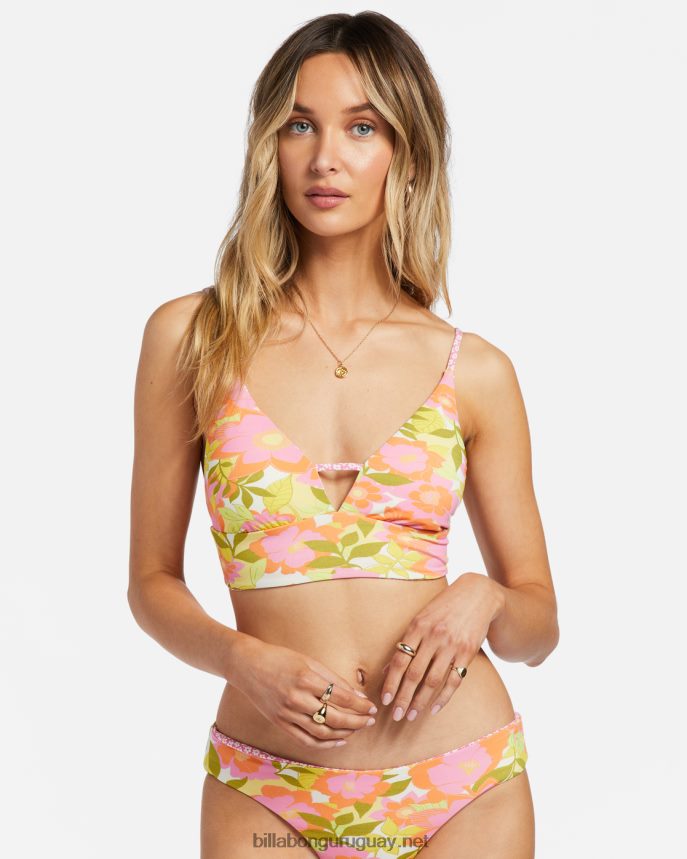 top de bikini de tirantes reversible folk de verano mujer multi DR68441177 Billabong