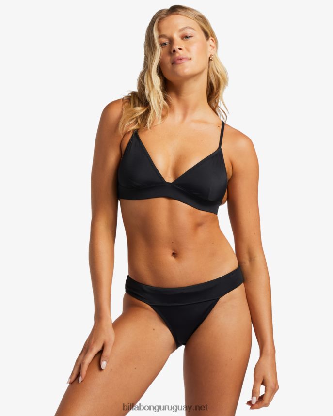 top de bikini de triángulo con banda a/div mujer negro DR68441283 Billabong