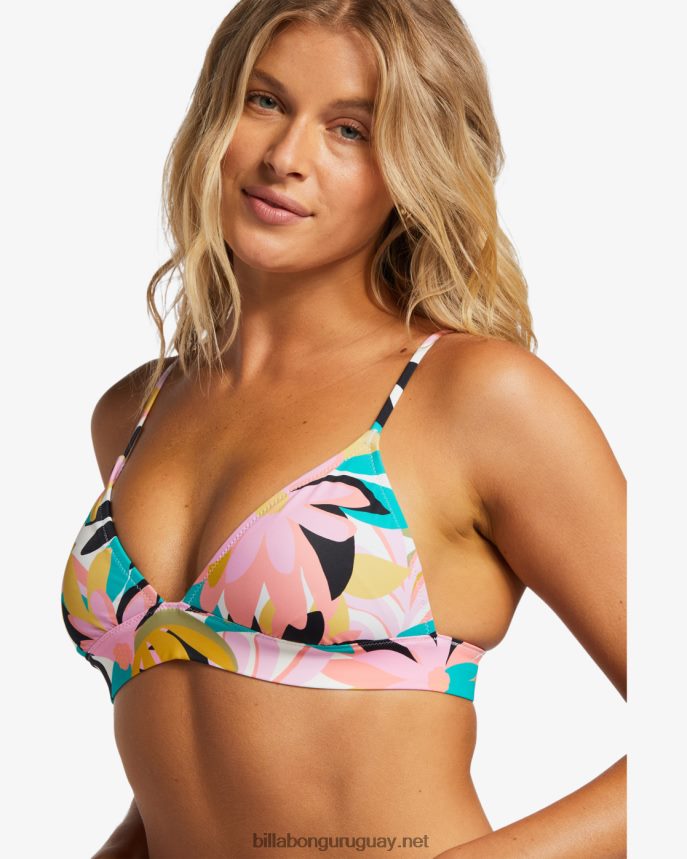 top de bikini de triángulo con banda a/div mujer negro multi DR68441268 Billabong
