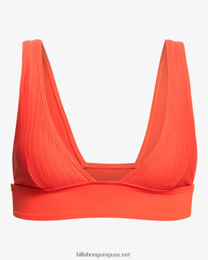 top de bikini de triángulo con escote remi alineado mujer amapola brillante DR68441482 Billabong