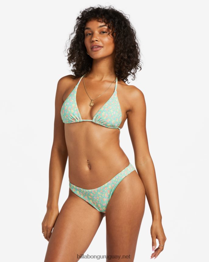 top de bikini de triángulo i sea you tanlines mujer menta verde DR68441195 Billabong