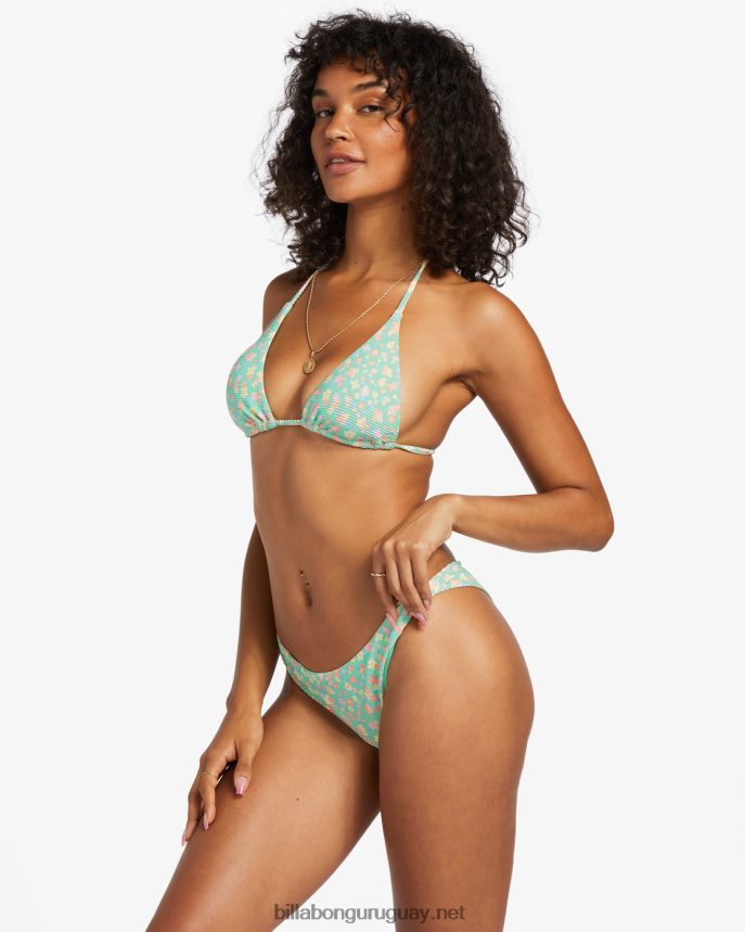 top de bikini de triángulo i sea you tanlines mujer menta verde DR68441195 Billabong