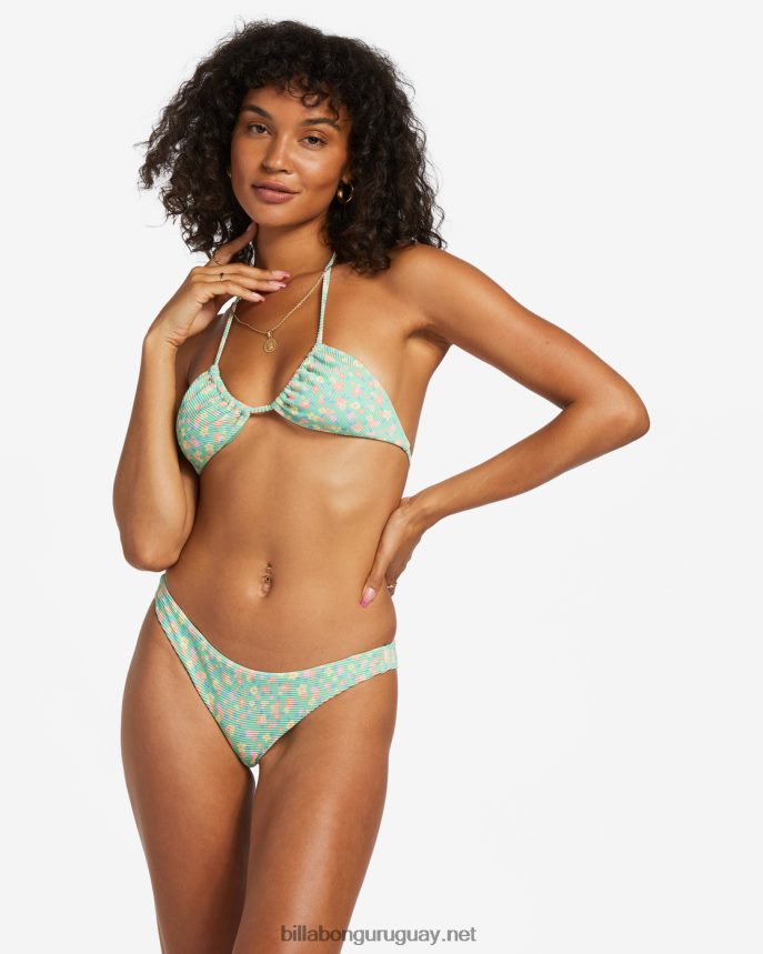 top de bikini de triángulo i sea you tanlines mujer menta verde DR68441195 Billabong
