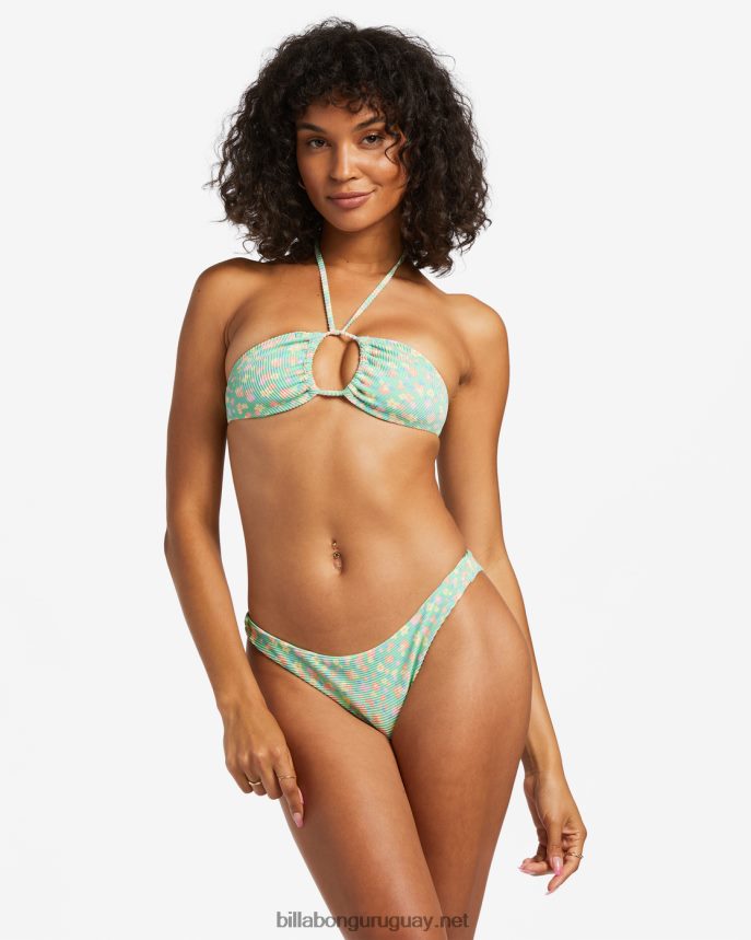 top de bikini de triángulo i sea you tanlines mujer menta verde DR68441195 Billabong