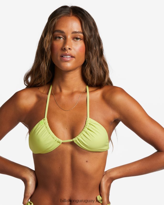 top de bikini de triángulo multiposición sol searcher mujer lima claro DR68441223 Billabong