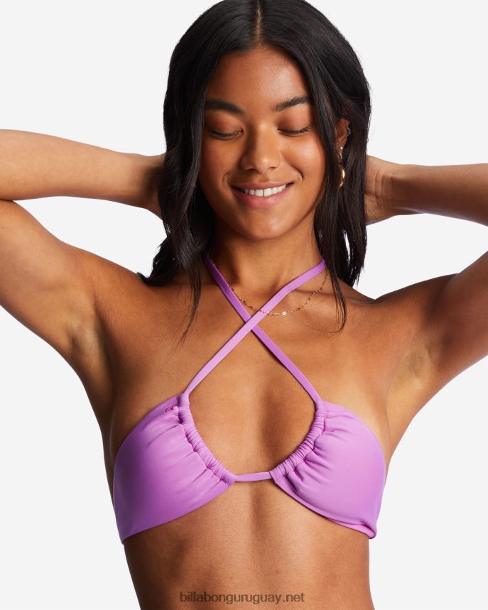 top de bikini de triángulo multiposición sol searcher mujer orquídea brillante DR68441307 Billabong