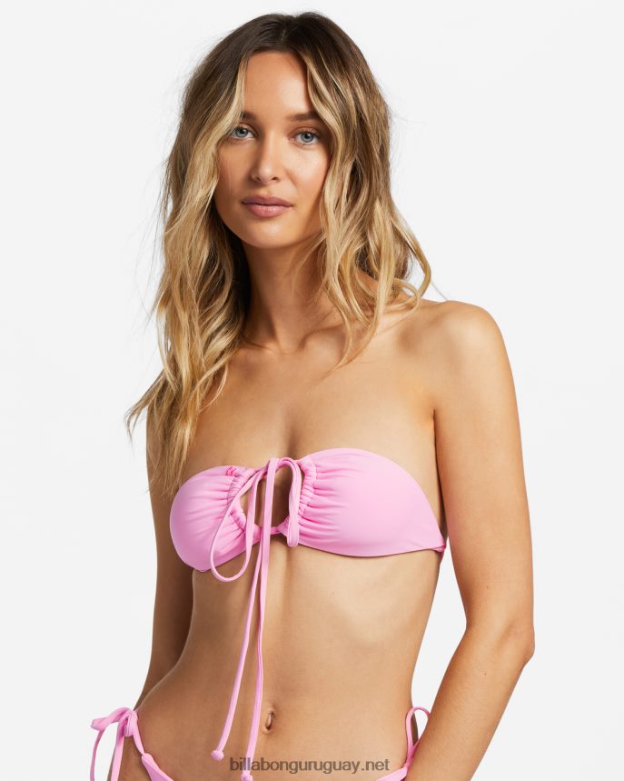 top de bikini de triángulo multiposición sol searcher mujer senderos rosas DR68441219 Billabong