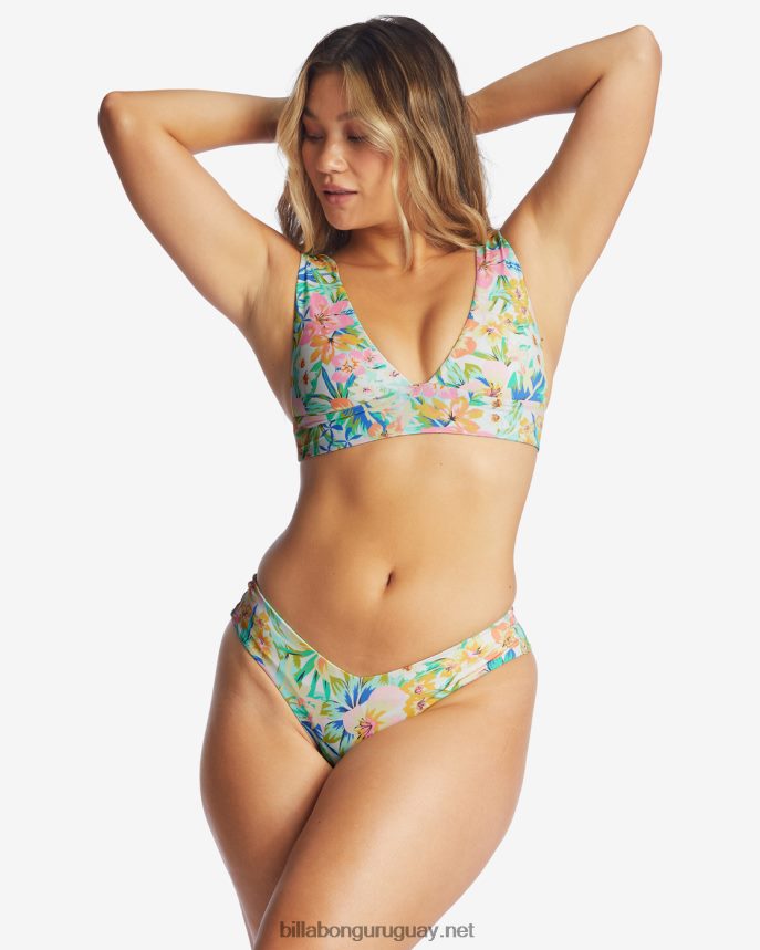 top de bikini escotado reversible Sweet Tropics mujer multi DR68441592 Billabong