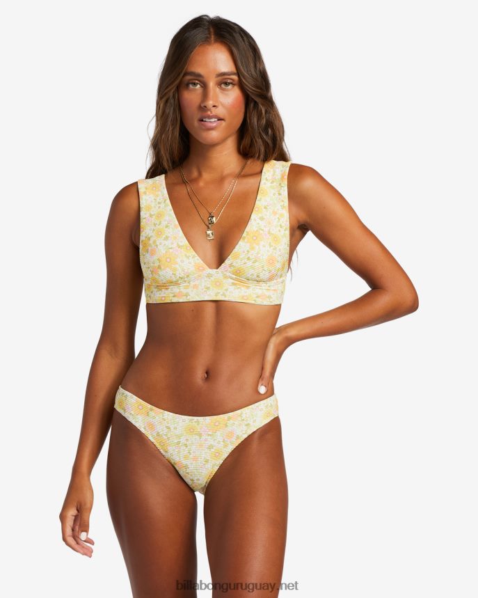 top de bikini escotado tanlines adorador del sol mujer multi DR68441157 Billabong